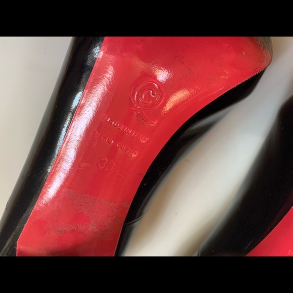 FINAL SALE - Alexander McQueen pink-sole open-toe heels 38 - Picture 15 of 16